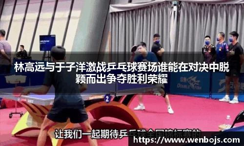 林高远与于子洋激战乒乓球赛场谁能在对决中脱颖而出争夺胜利荣耀